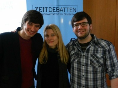 2012 ZD Magdeburg Siegerbild Die Sieger aus Mainz: Daniil, Andrea und Willy