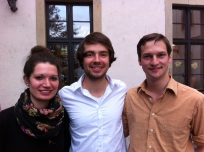 Neuer Vorstand in der Amtszeit 2014/14: Sarah Kempf, Tobias Kube, Alexander Hiller (v.l.n.r.)  (c) F. Umscheid